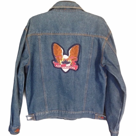 VINTAGE Tomorrow's Generation Denim Jacket Size XL - Picture 1 of 7